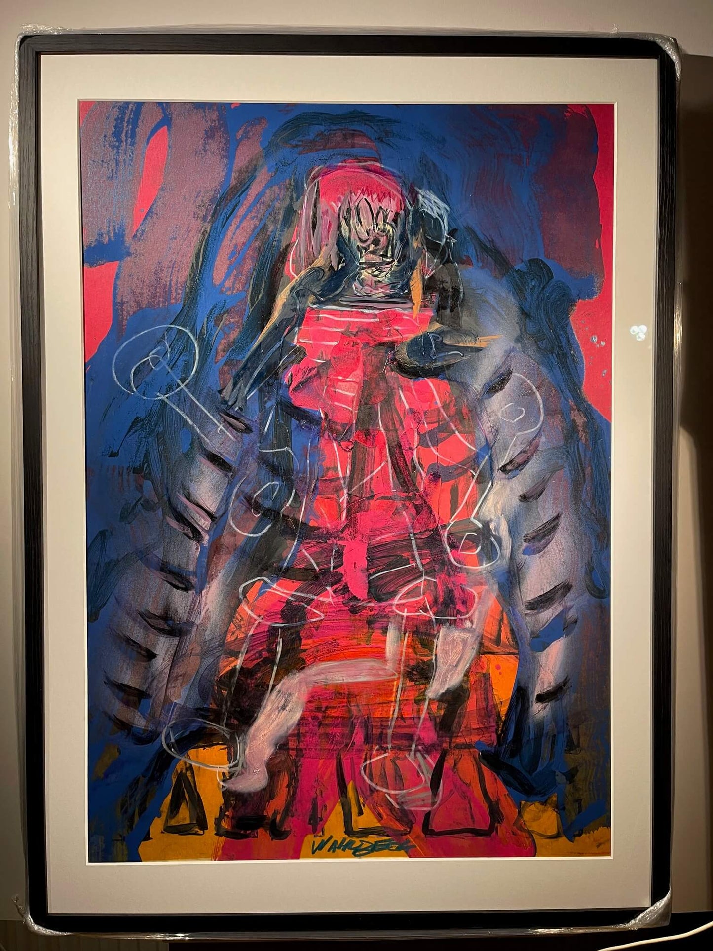 Benen lossnar, Skelett på äventyr – 104x75 cm