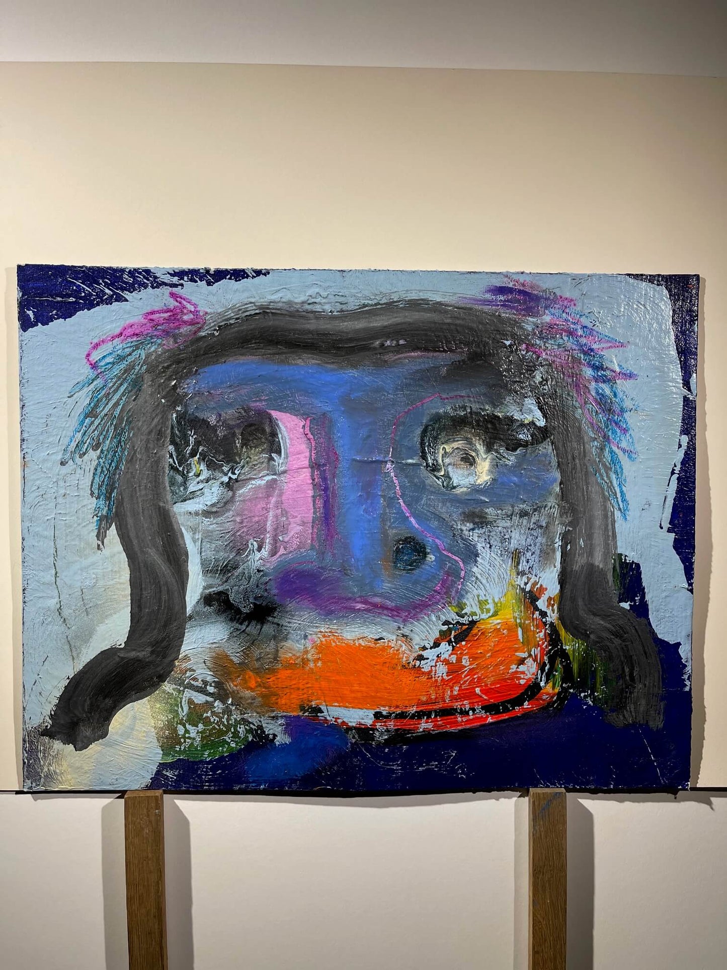 Blått troll (Oinramad) – 48x37 cm