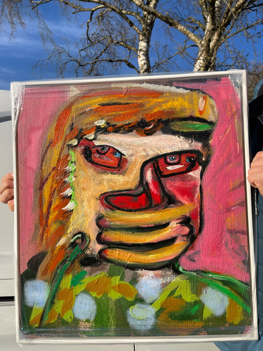 Blommig figur