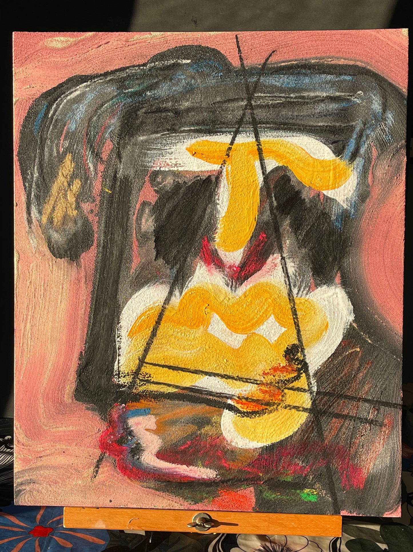 Linjer & kurvor. Triptyk