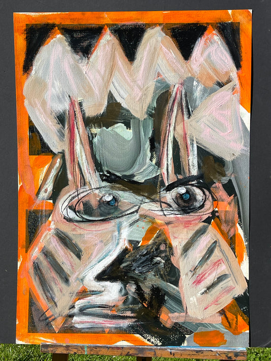 Orange Hund