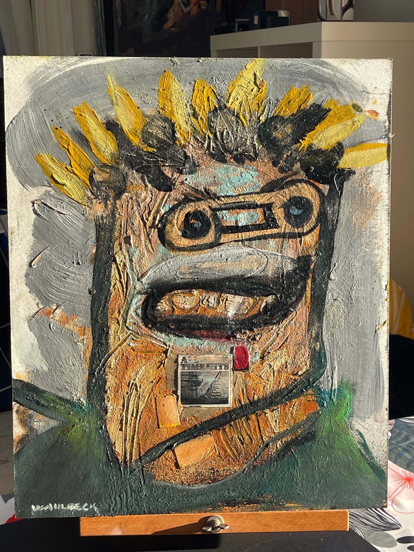 Fyra grå Vänner. Polyptyk