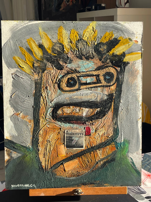 Fyra grå Vänner. Polyptyk