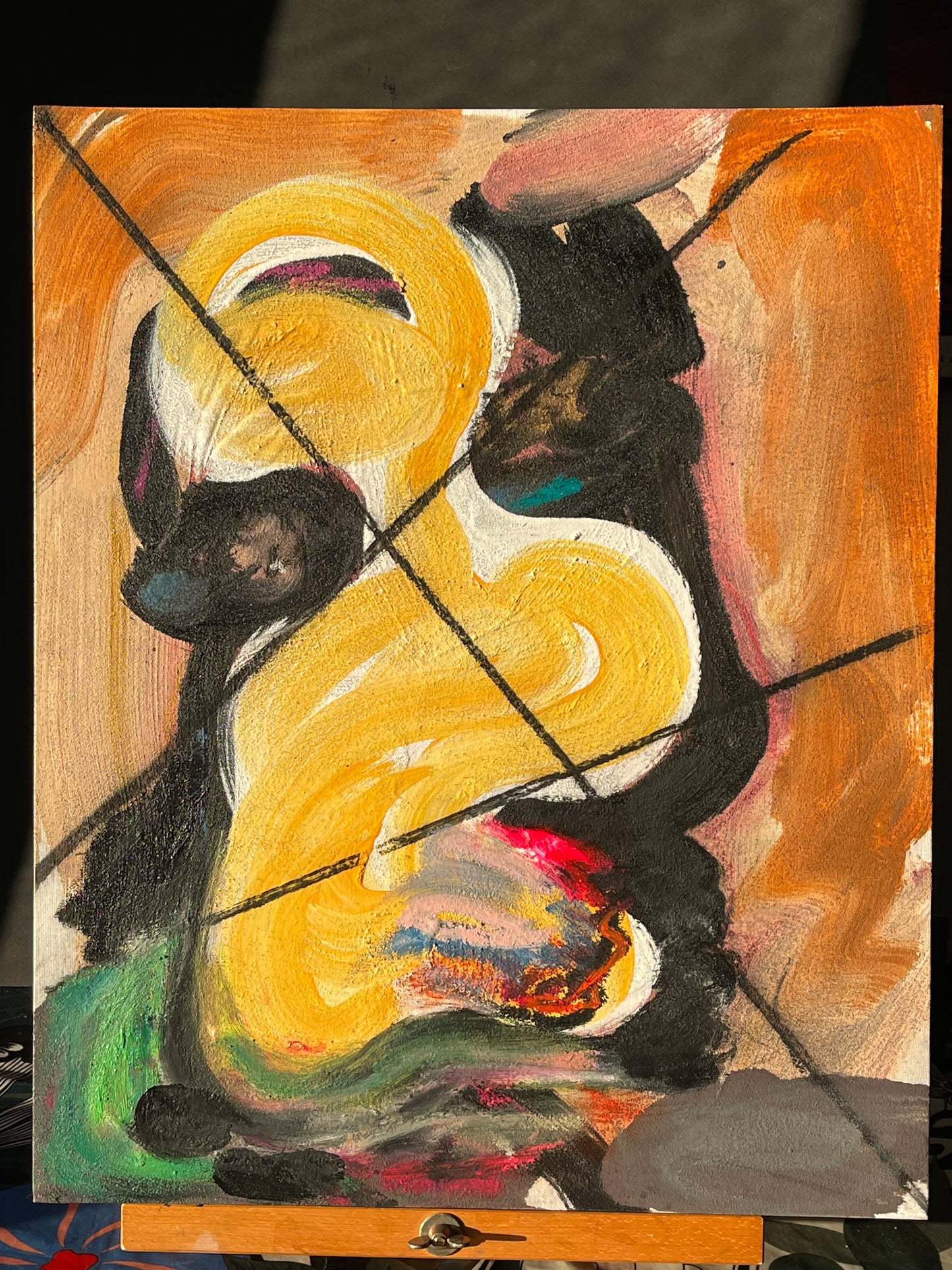 Linjer & kurvor. Triptyk