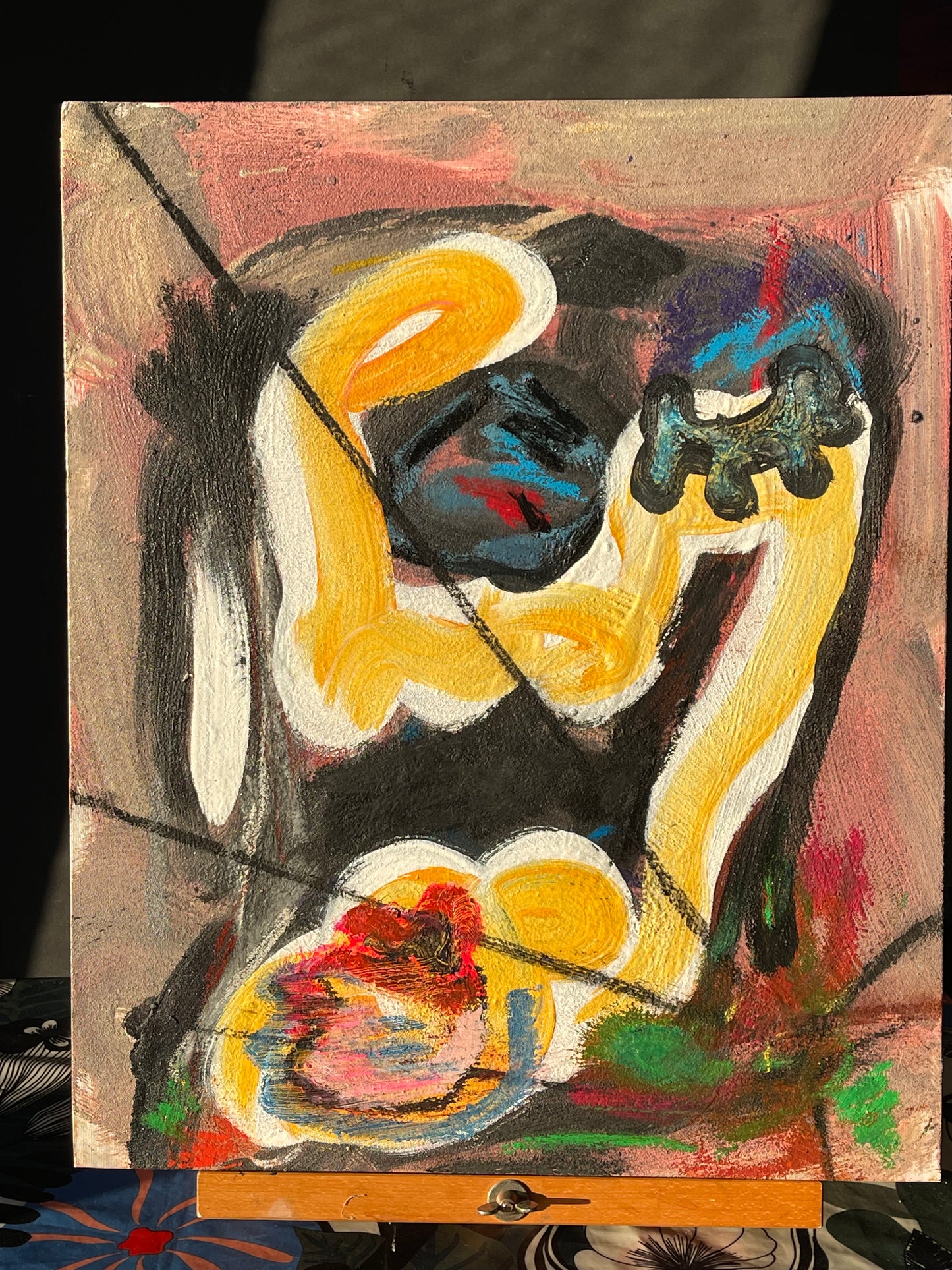 Linjer & kurvor. Triptyk