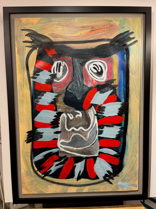 Arga ugglan – 104x76 cm