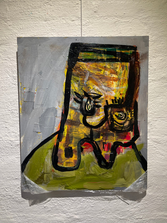 Tre grå Vänner. Triptyk