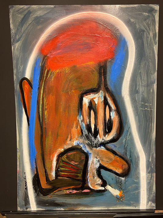 Stubben röker Spliff