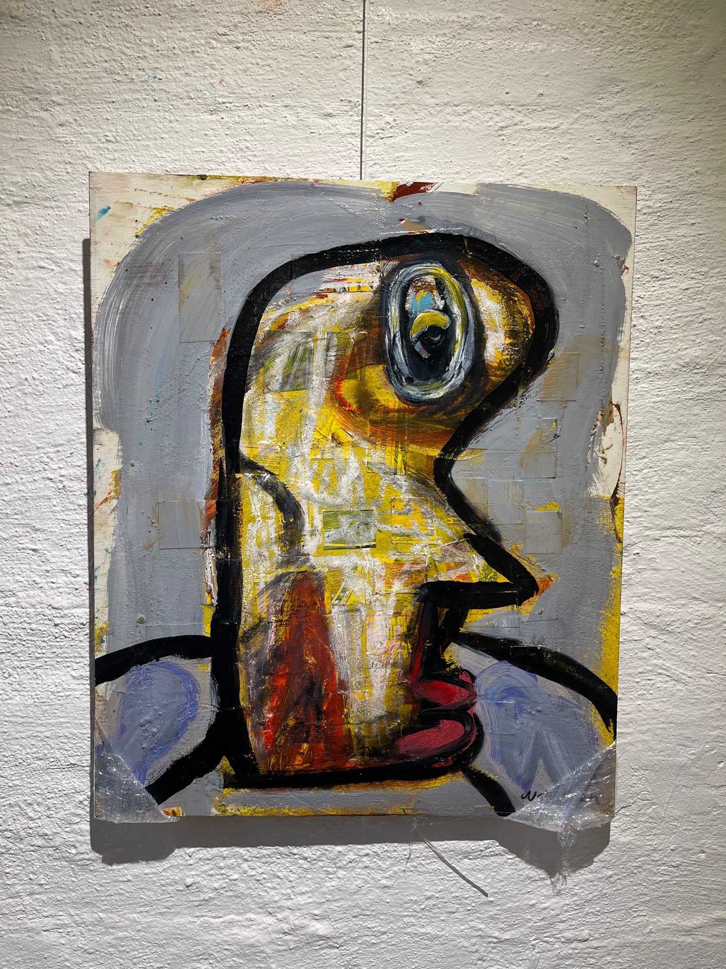 Tre grå Vänner. Triptyk