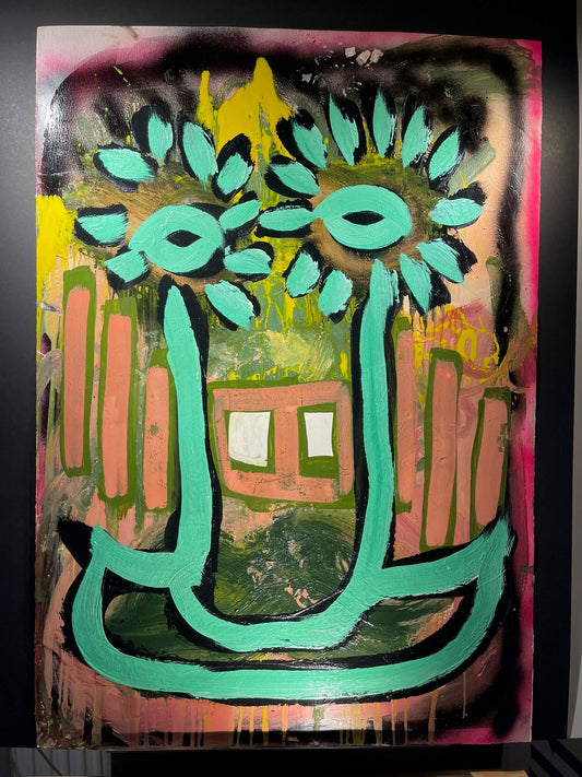 Idioten (Oinramad) – 100x80 cm
