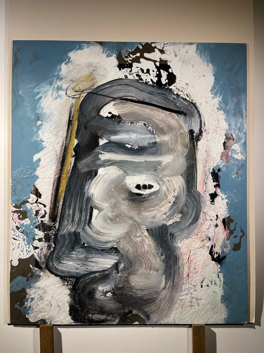 Målvakten (Oinramad) – 58x48 cm
