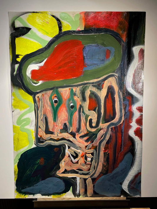 Problem på Jägersro (Oinramad) – 90x64 cm